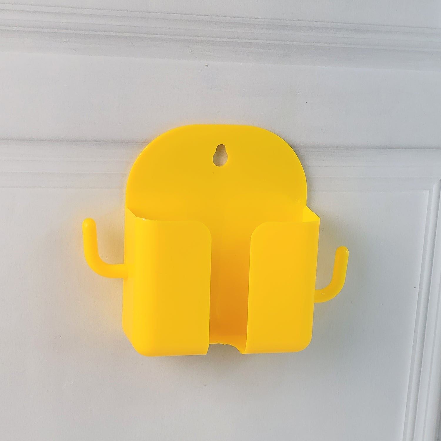 1 Pc Wallmount Mobile Stand With Hook for and stuffs purposes. (Mix Color / 1 Pc) Signature Kart