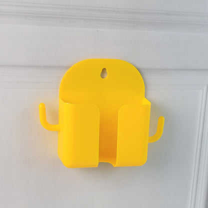 1 Pc Wallmount Mobile Stand With Hook for and stuffs purposes. (Mix Color / 1 Pc) Signature Kart