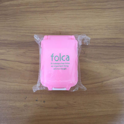 Portable Pink Dual-Sided Pill Organizer Box (1 Pc) signaturekarts