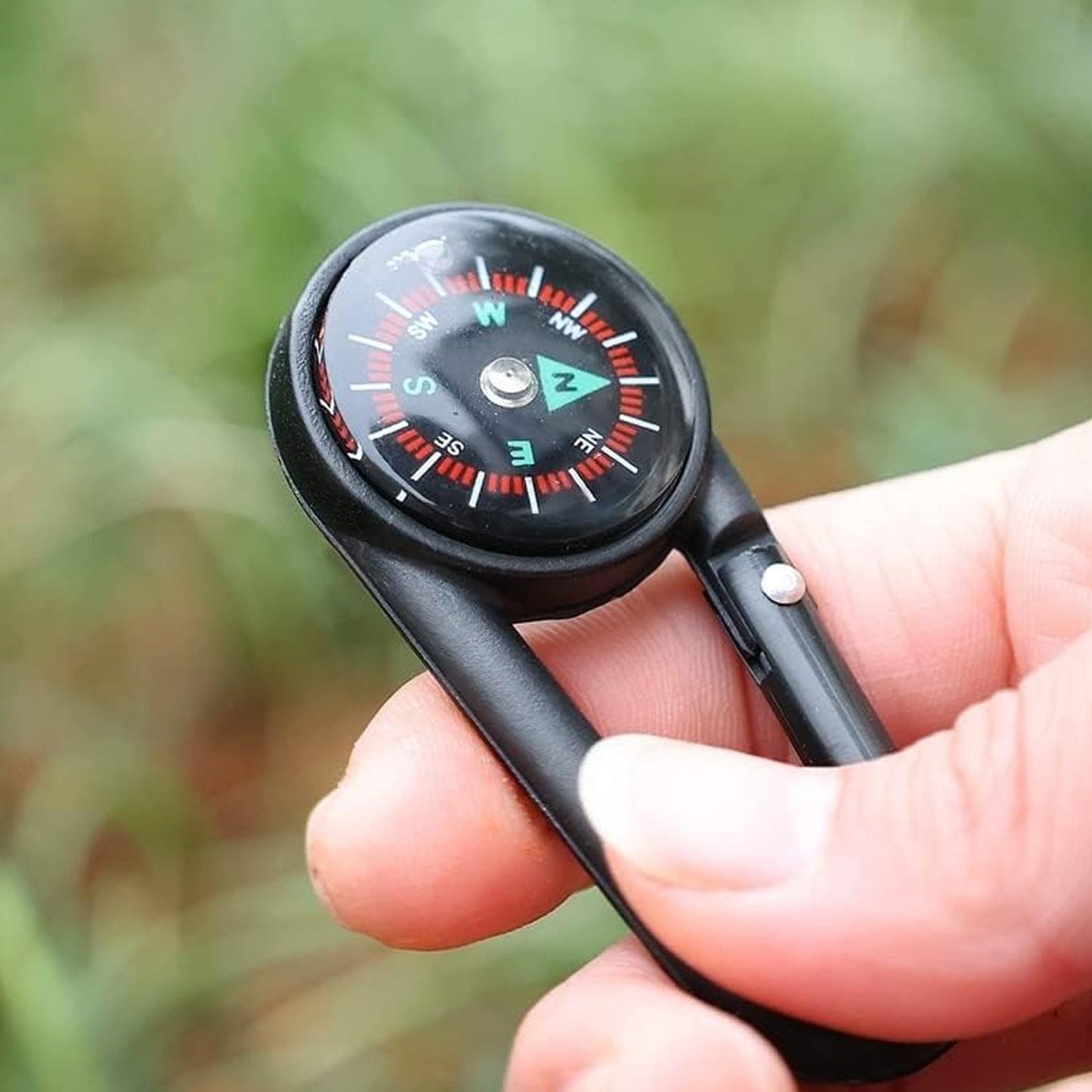 Clip Snap Hook Mini Compass (1 Pc / Mix Design) Signaturekarts