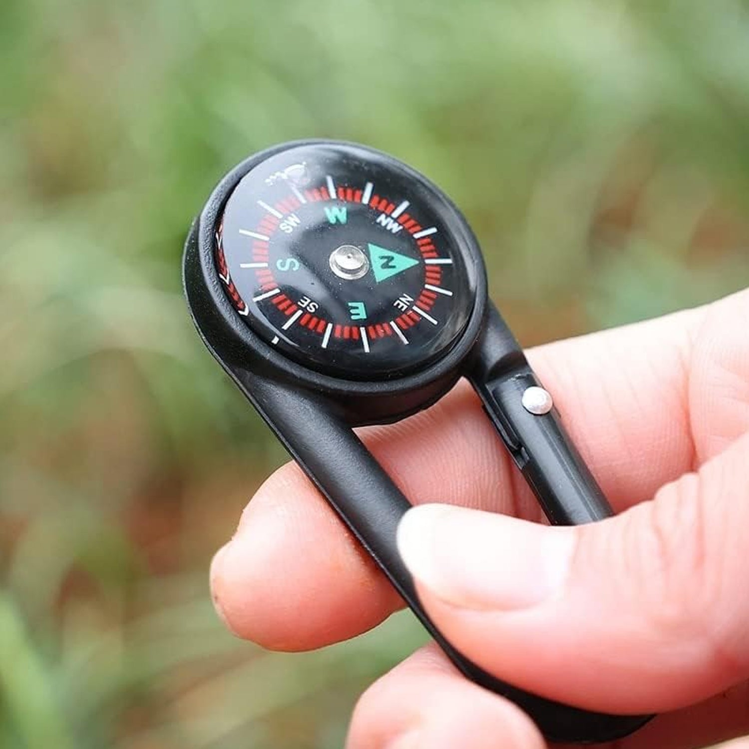 Clip Snap Hook Mini Compass (1 Pc / Mix Design) Signaturekarts
