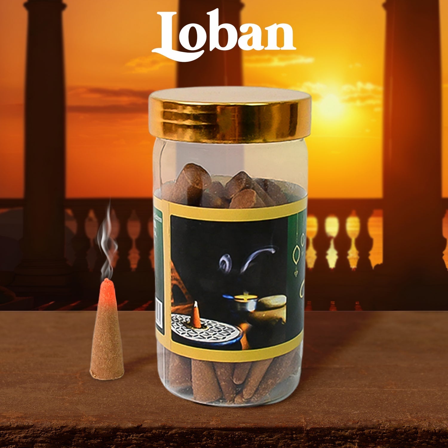 Mix Flavour Dhoop Cones, Premium Dhoop (120 GM/ Mix/ 1pc) Signaturekarts