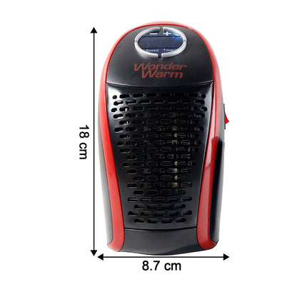 Wonder Warm 400W Wall Plug Room Heater with Remote Control (1 Pc) The Morsignaturekarts