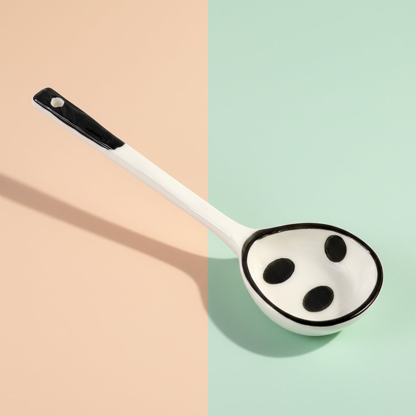 Premium 17 cm Heat-Resistant Ceramic Soup Ladle The Morsignaturekarts