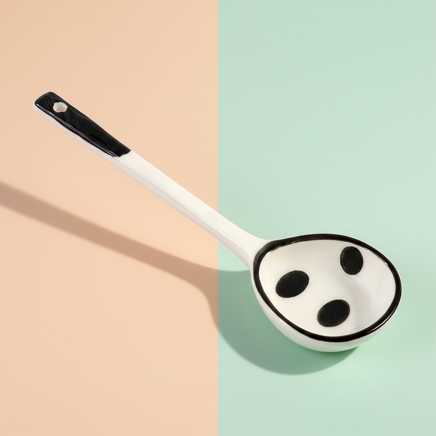 Premium 17 cm Heat-Resistant Ceramic Soup Ladle The Morsignaturekarts