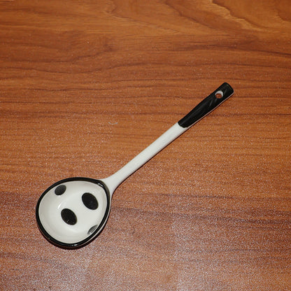 Premium 17 cm Heat-Resistant Ceramic Soup Ladle The Morsignaturekarts