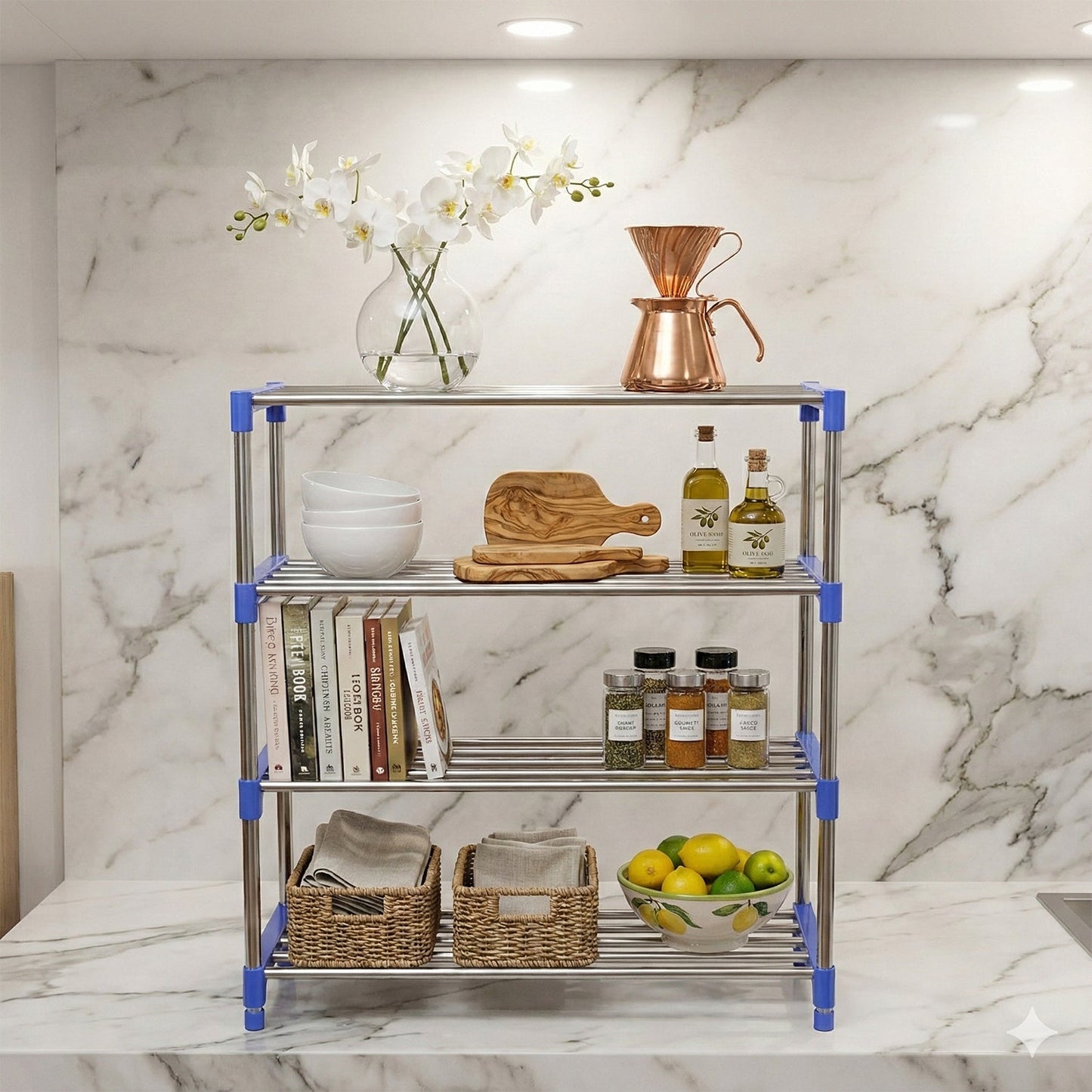 Multipurpose 4-Layer Shoe Rack Organizer Set The Morsignaturekarts
