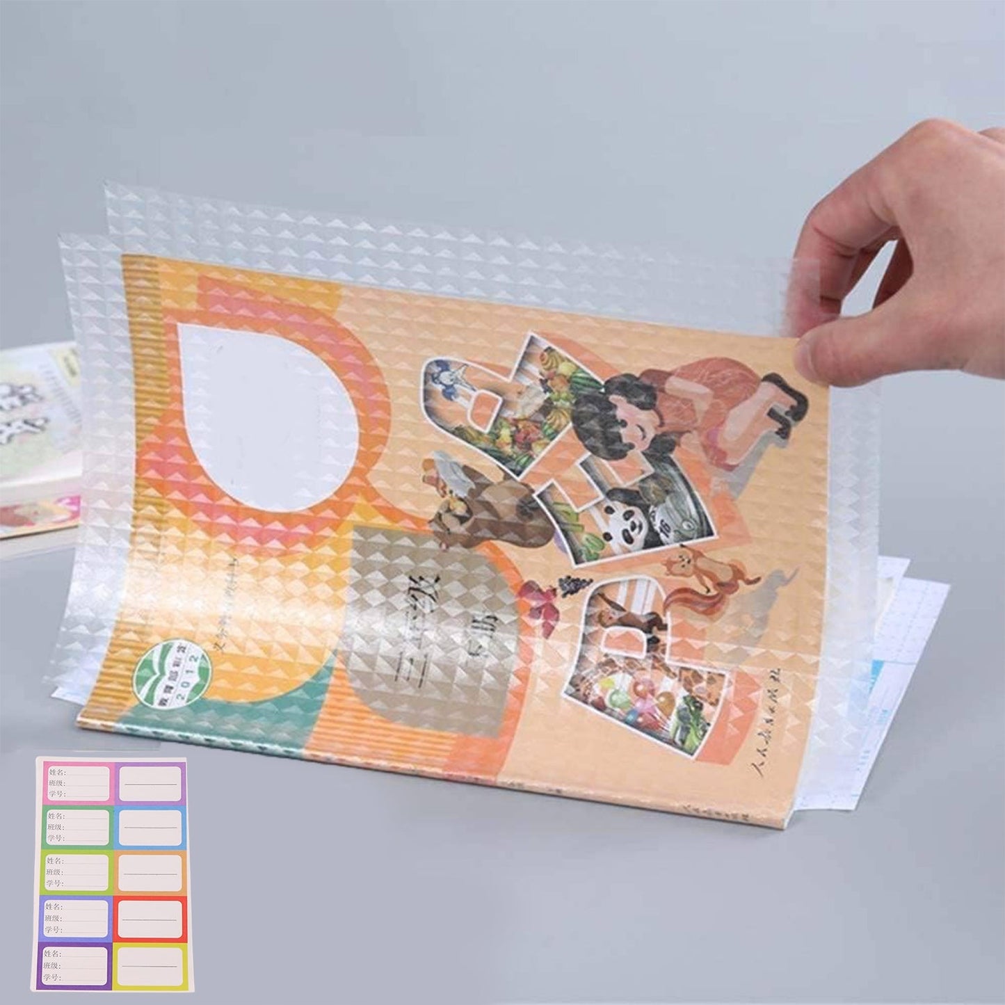 Premium Transparent Adhesive Book Cover Sheets (Mix Size / 30 Pc) signaturekarts
