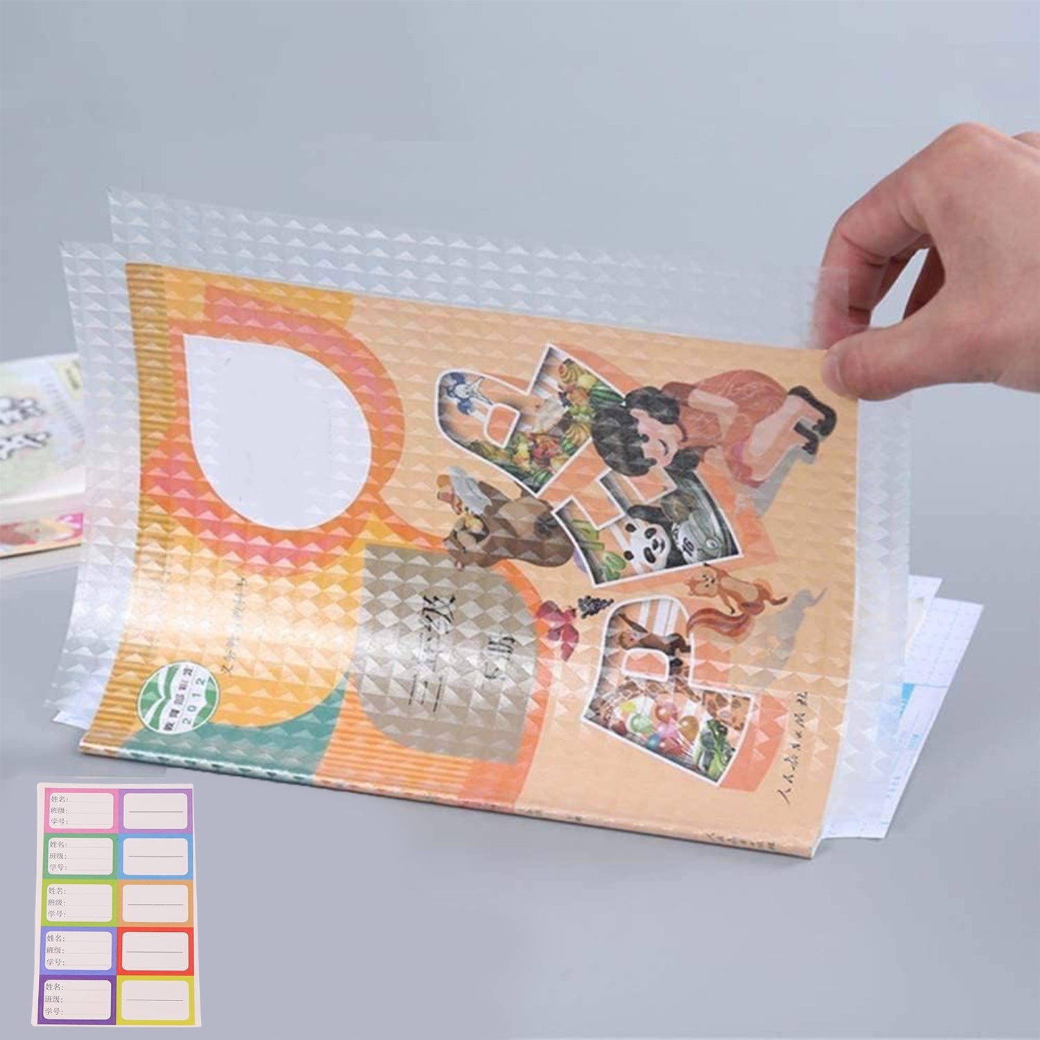 Premium Transparent Adhesive Book Cover Sheets (Mix Size / 30 Pc) signaturekarts