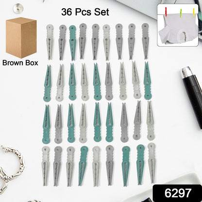 36Pcs MULTIPURPOSE PLASTIC CLOTH HANGING PEGS / CLIPS - 36 PCS Signaturekarts