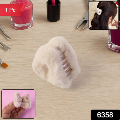 Hair Claw Clips, Plastic Fluffy Hair Claw Hair (1 Pc), Hair accessories Signature kart