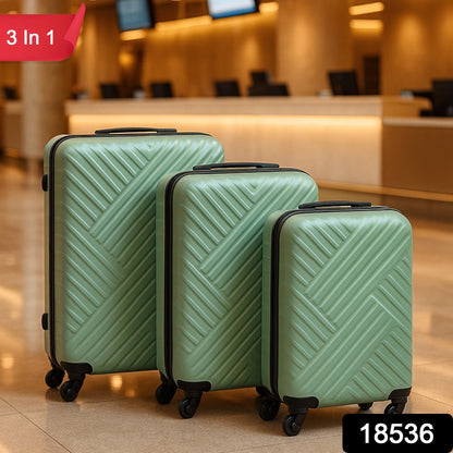 Big 3 in 1 Luggage with Wheels Travel suitcases Set (3 Pcs Set / Different Size) Signaturekarts