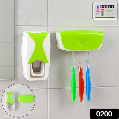 Toothpaste Dispenser & Tooth Brush with Toothbrush Signature Kart
