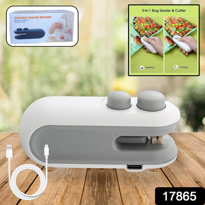Mini Bag Sealer, 2 in 1 Seal & Cutter Heat Sealers Signaturekarts