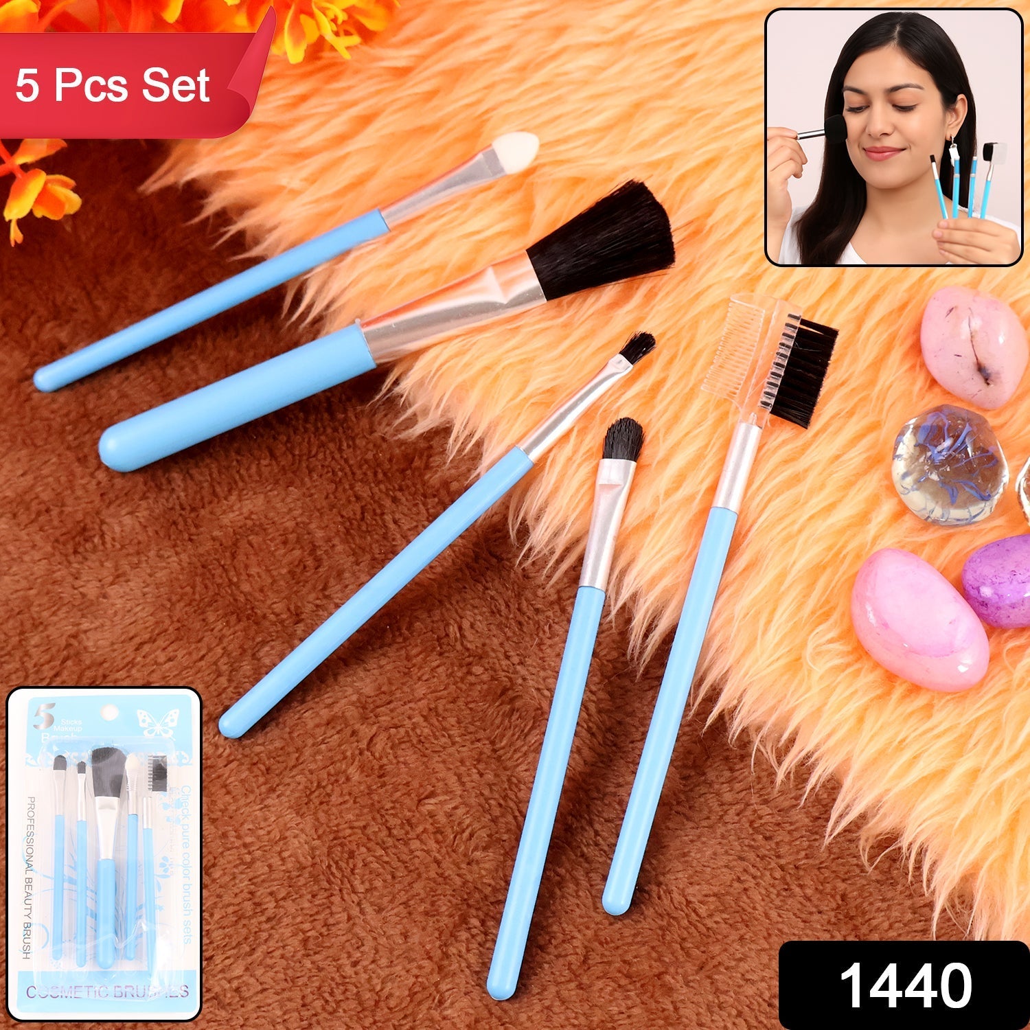 Makeup Brushes Kit (Pack of 5) Your Brand