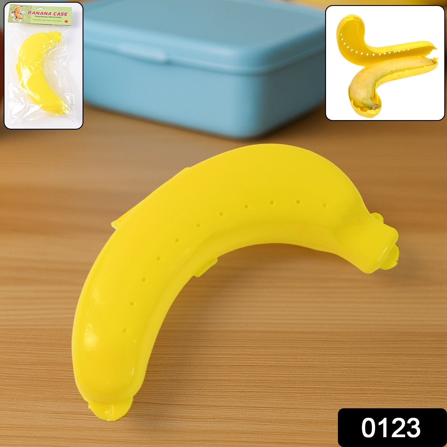 Banana Case Lunch Box Yellow Signature Kart