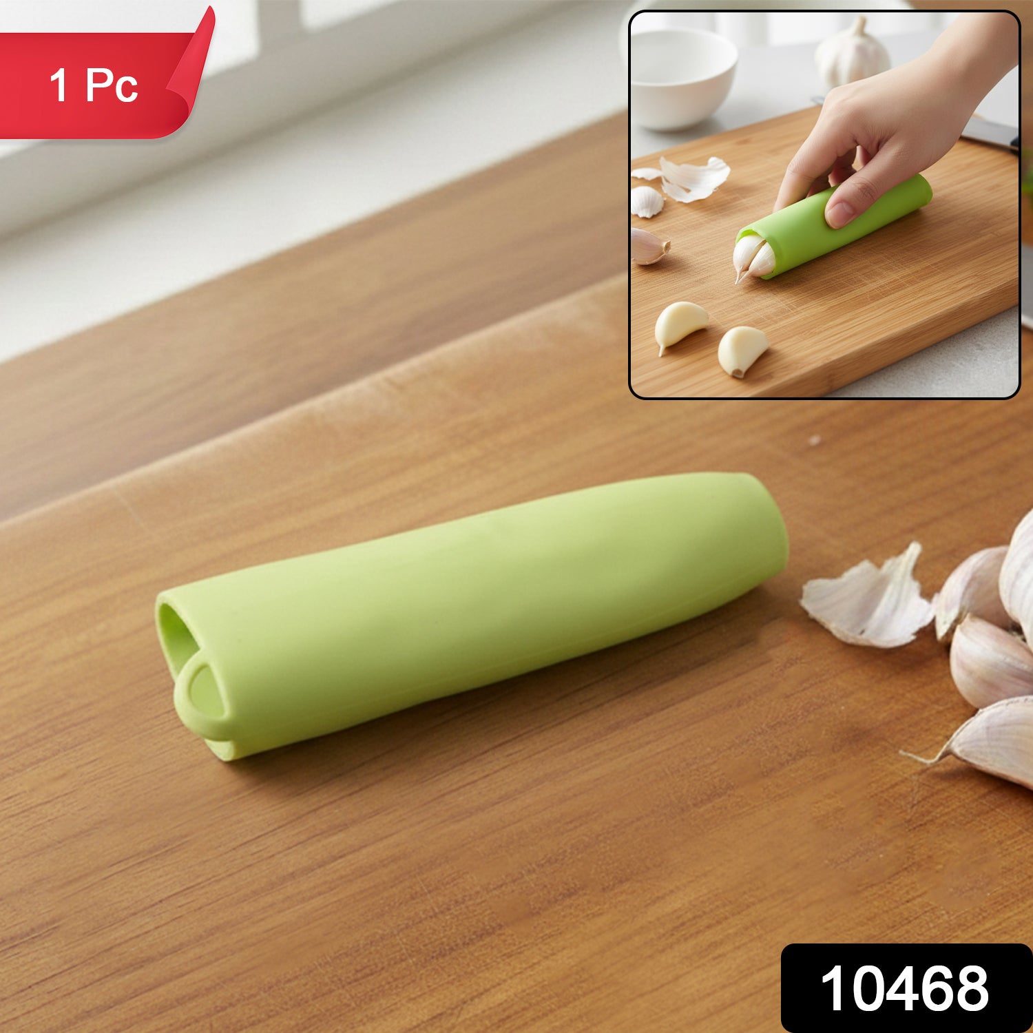 Silicone Garlic Peeler Tube Easy Hand Roller Peeling Tool (1 Pc) signaturekarts
