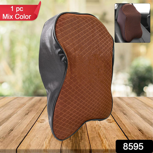 Say Goodbye to Neck Pain: Memory Foam Car Neck Pillow for Drivers (1 Pc, Mix Color) signaturekarts