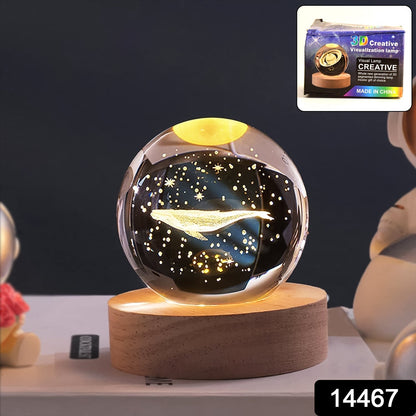 Fish 3D Crystal Ball lamps With Base (1 Pc) Signature kart