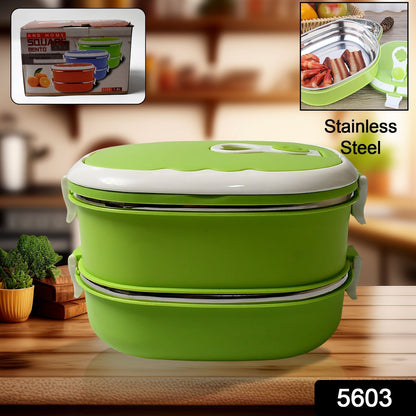 Lunch Box 900/1800ml Stainless Steel Kitchen Insulated Thermal Lunch Box signaturekarts