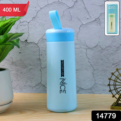 Plastic Water Bottle 400 ML Leak Proof Daily Use Bottle for Children Mix Color 1 Pc signaturekarts