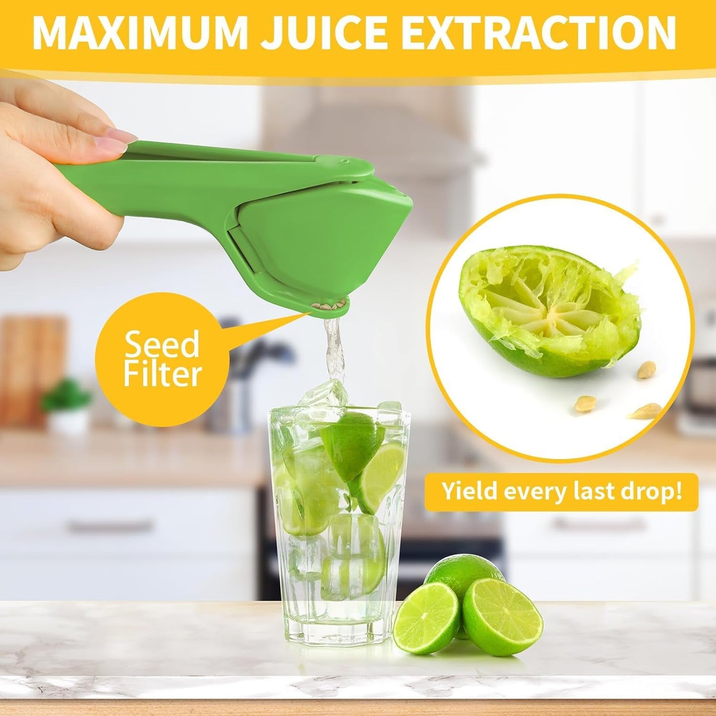 Liger Plastic Manual Handheld Lemon & Orange Squeezer Juice (1 Pc) Signature Kart