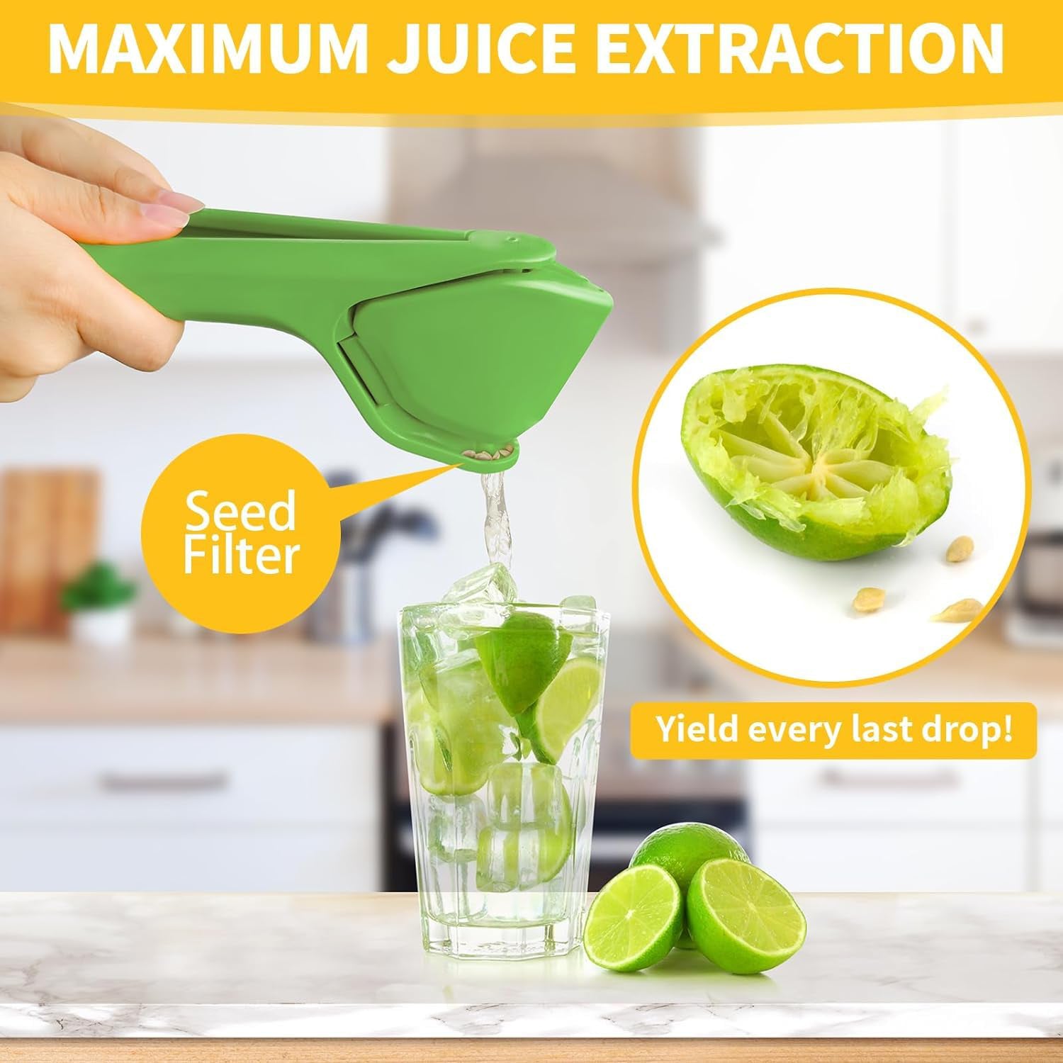 Liger Plastic Manual Handheld Lemon & Orange Squeezer Juice (1 Pc) Signature Kart