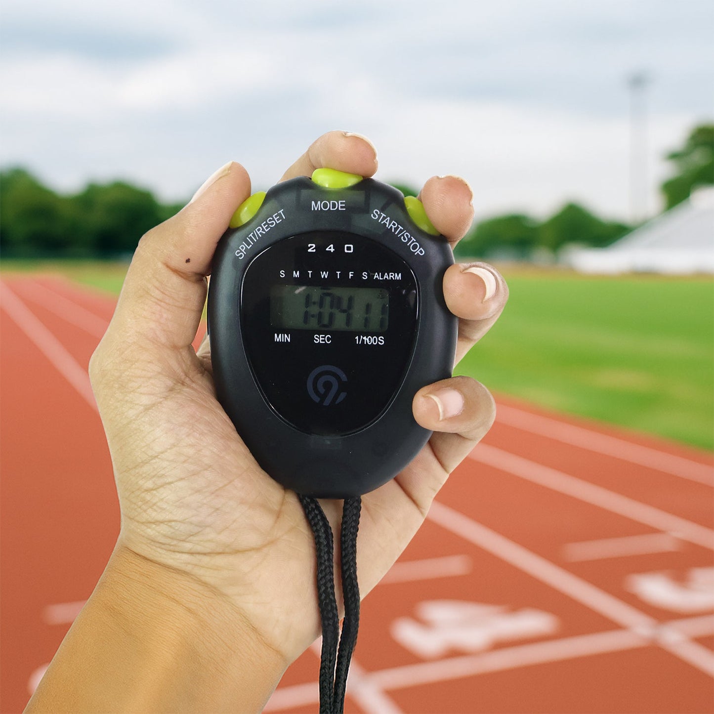 Digital Sports Stopwatch Timer with Split Timing signaturekarts