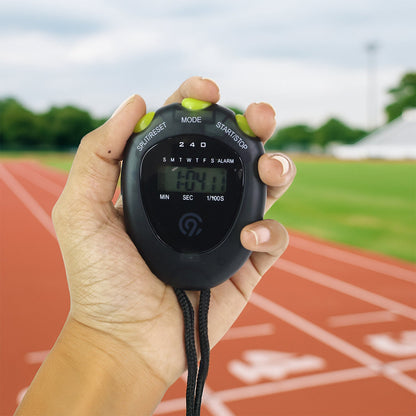 Digital Sports Stopwatch Timer with Split Timing signaturekarts