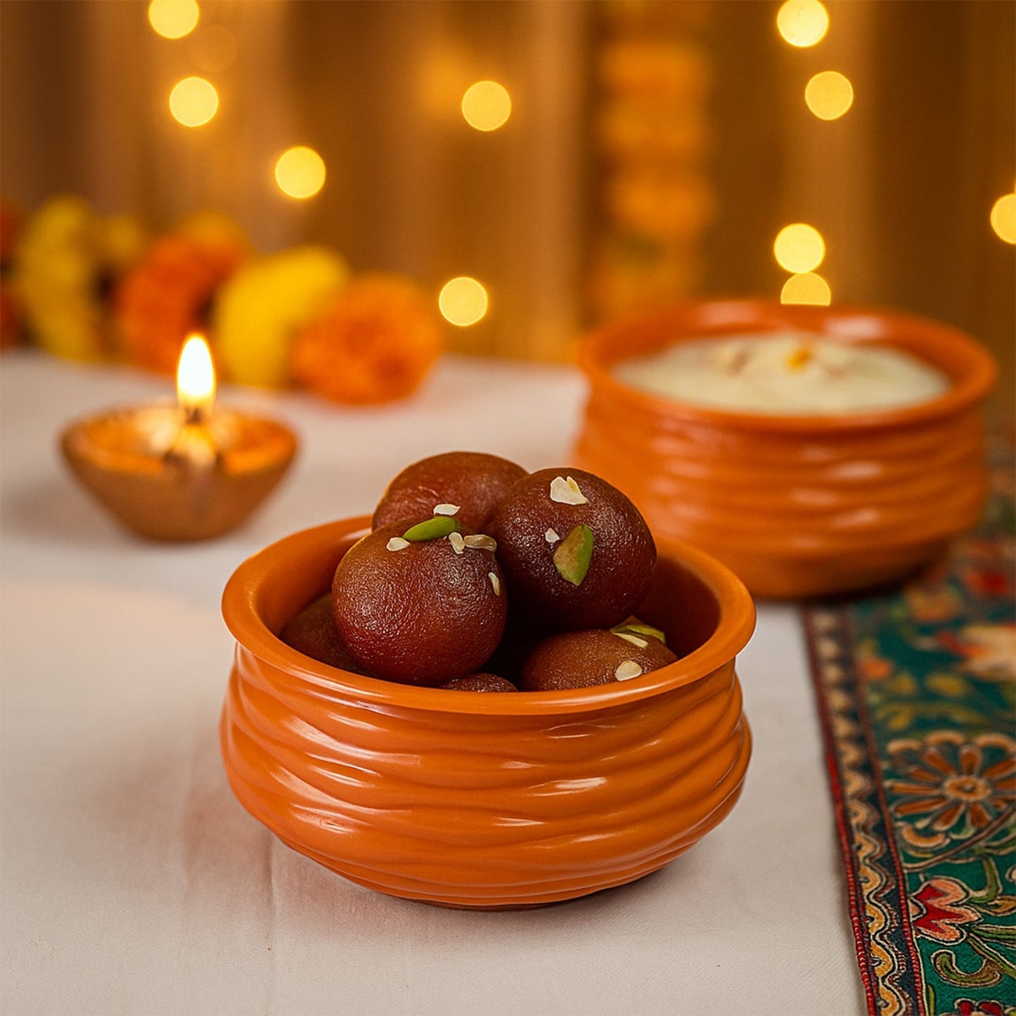 Classic Terracotta-Style Multipurpose Bowl (1 Pc) signaturekarts