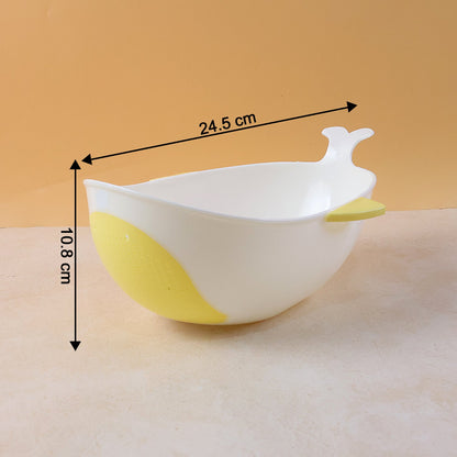 Plastic Rice Pulses Fruits Vegetable Noodles Pasta Washing Bowl and Strainer (2 Pc) The Morsignaturekarts