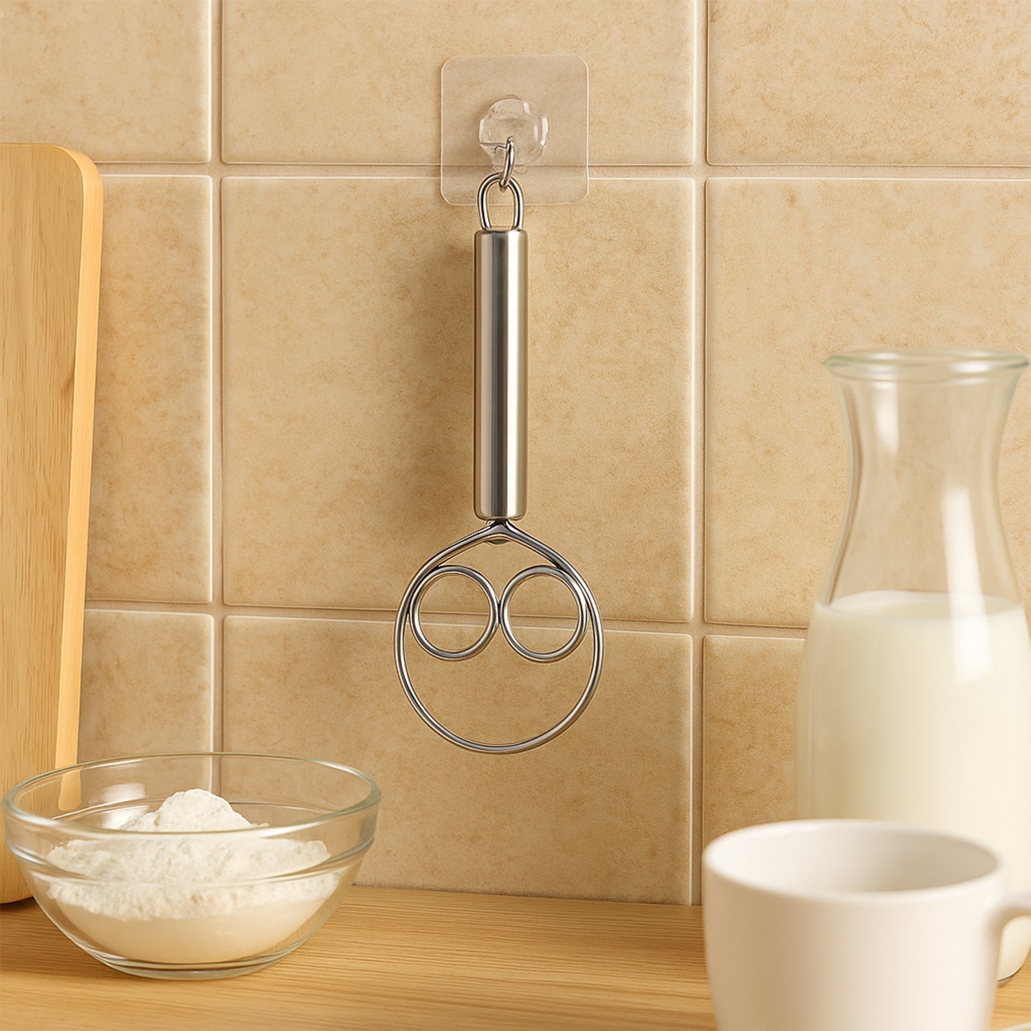 2-Piece Stainless Steel Spiral Hand Whisk - (2 Pc / Set) signaturekarts